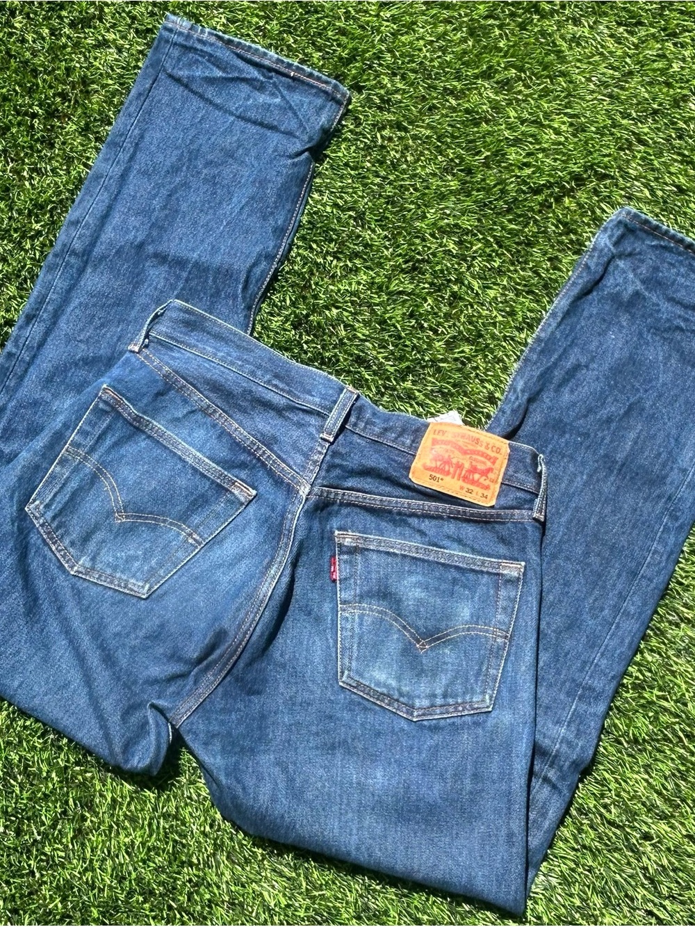 Levi's Women's Dark Blue Straight-Leg Jeans